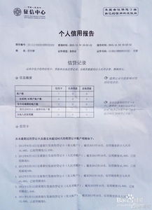 征信报告查询