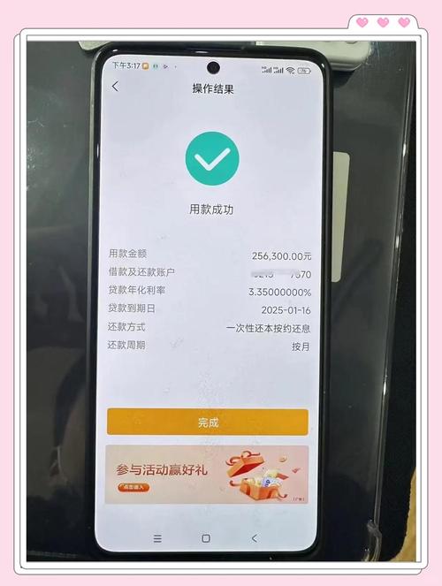 用户在手机上查看贷款信息